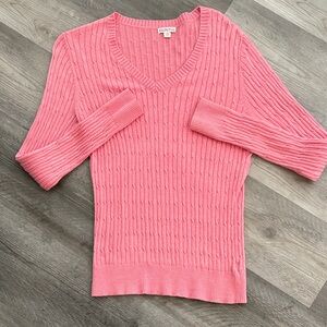 Merona Coral V-Neck Sweater